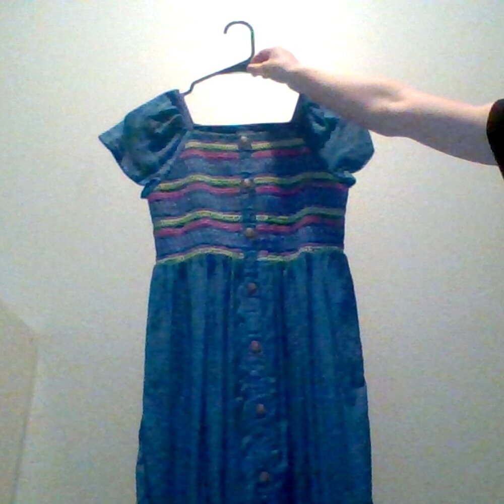 Blue Party Dress - size small